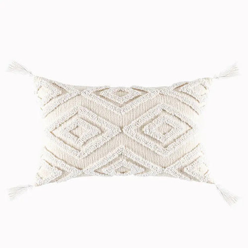 Boho Cotton Tufted Cushion Cover — Design 9 & 10
