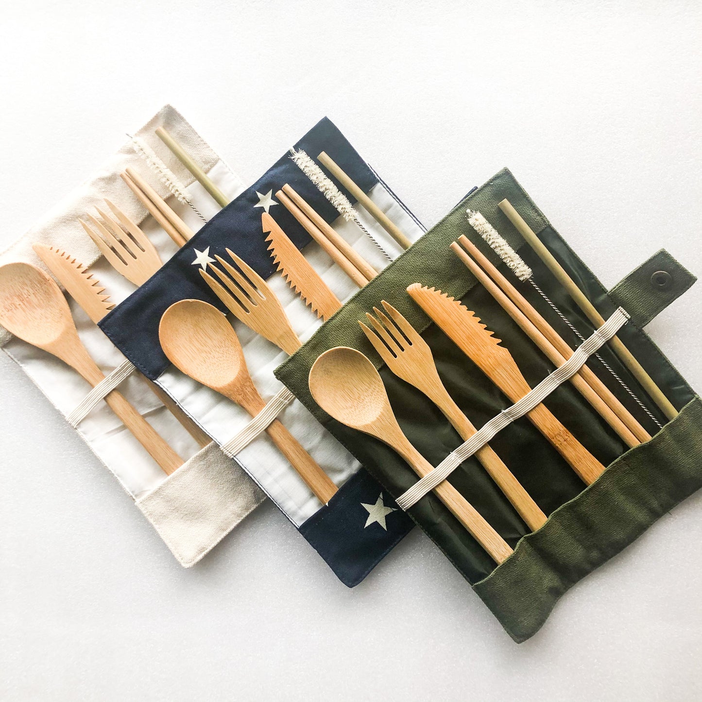 Bamboo Cutlery Set — Reusable Zero Waste