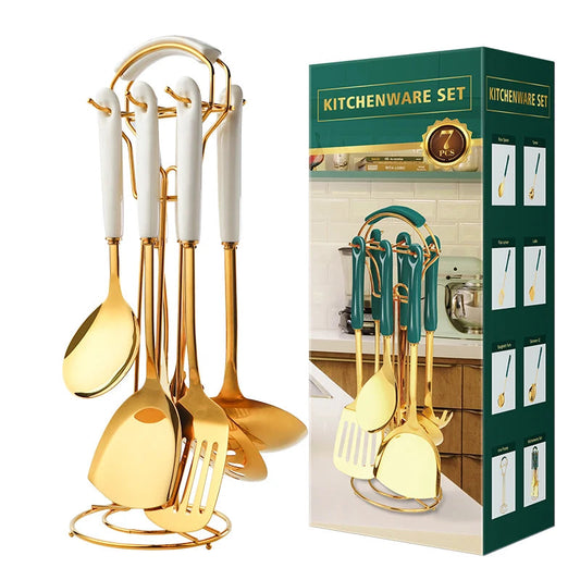 Stainless Steel Kitchen Utensil Set — 6 Piece
