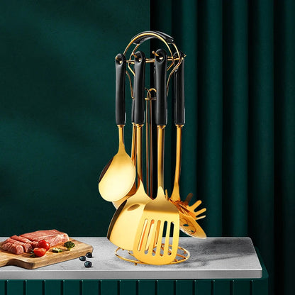Stainless Steel Kitchen Utensil Set — 6 Piece