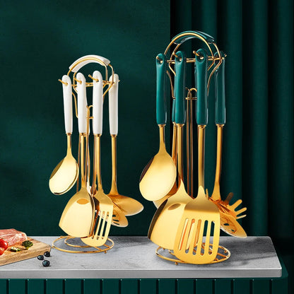 Stainless Steel Kitchen Utensil Set — 6 Piece
