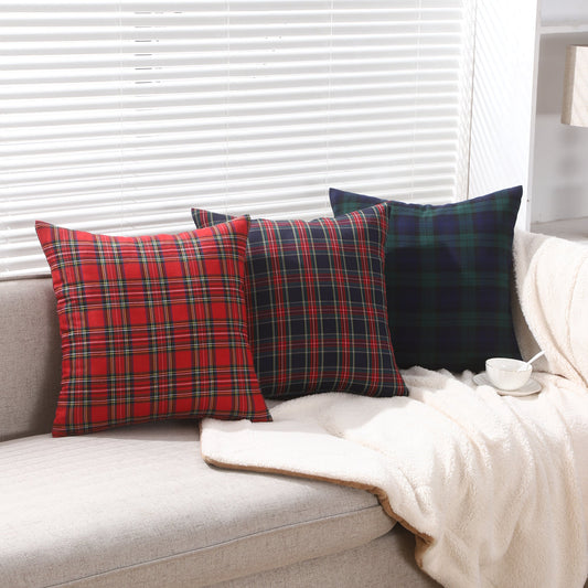 Tartan Check Cushion Cover