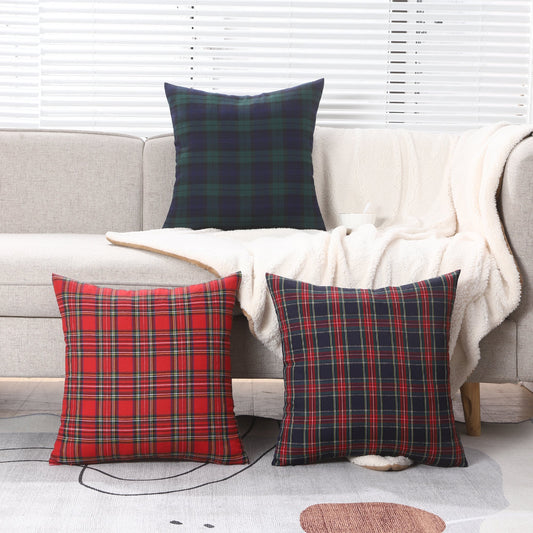 Tartan Check Cushion Cover