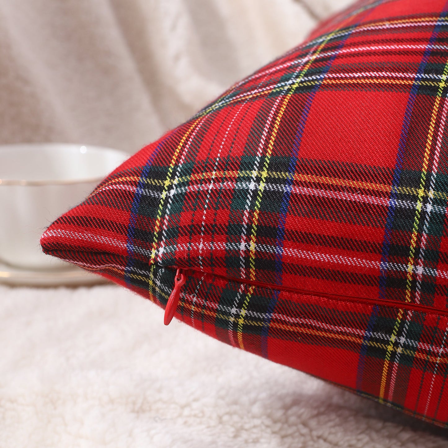 Tartan Check Cushion Cover