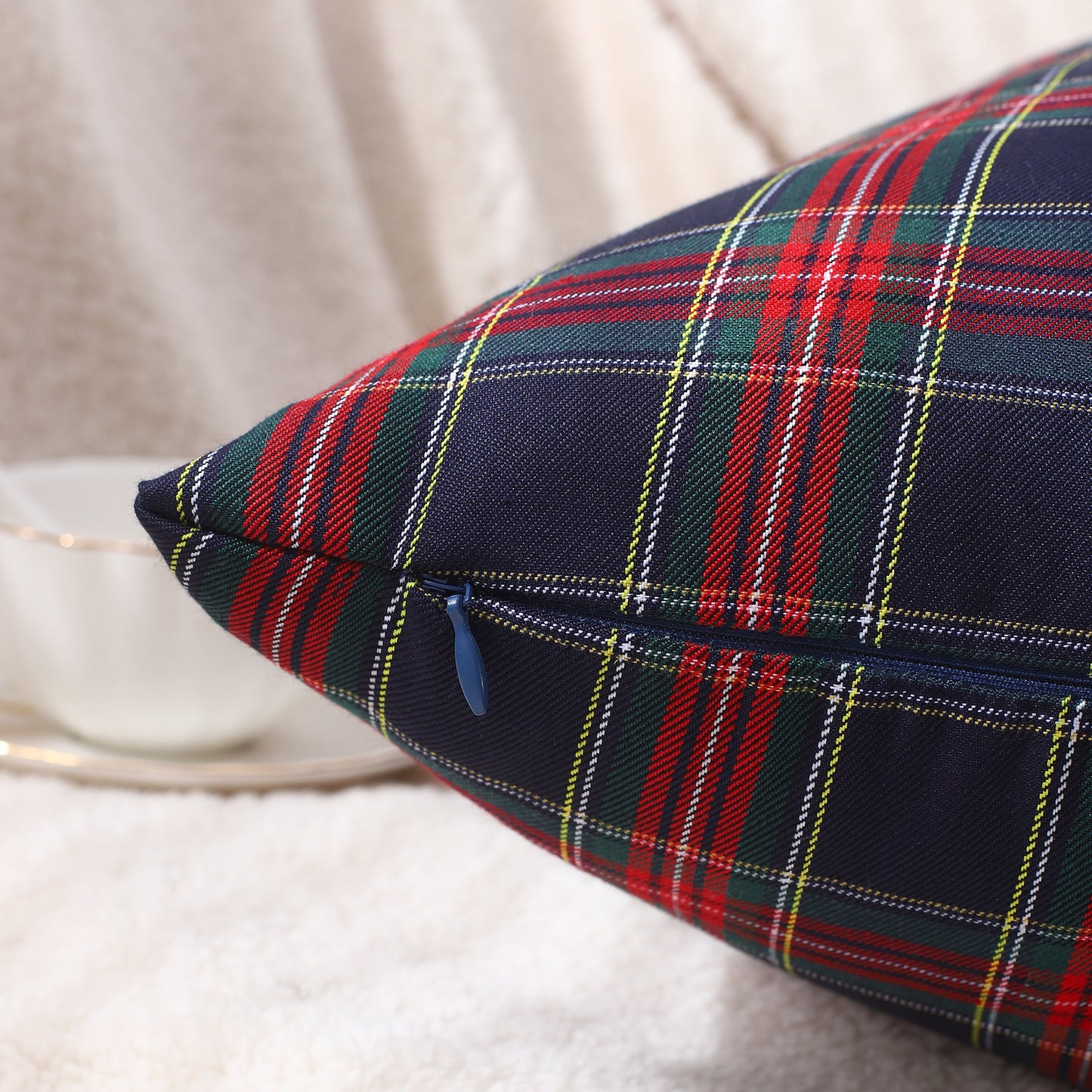 Tartan Check Cushion Cover