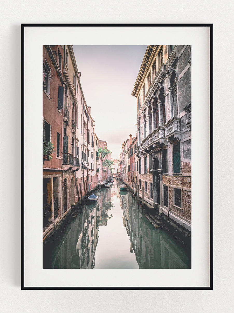 Italian Canal Poster