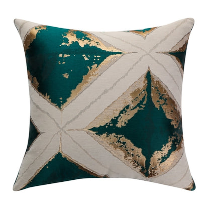 Geometric Colour Block Cushion Cover