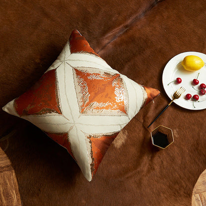Geometric Colour Block Cushion Cover