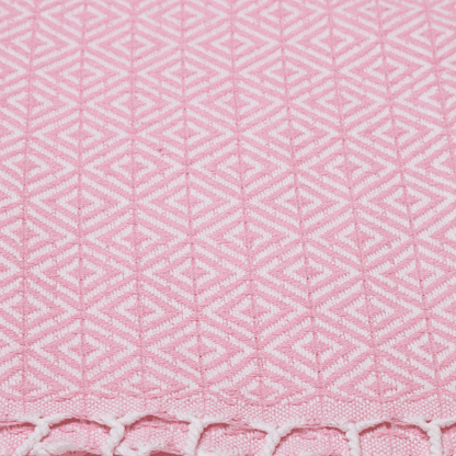 Beach Spa Turkish Hammam Towel Ela Pink
