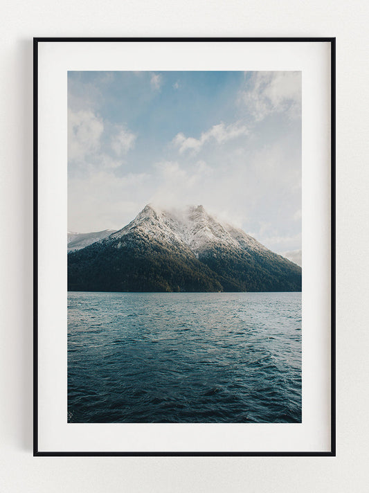 Snowy Mountain Poster