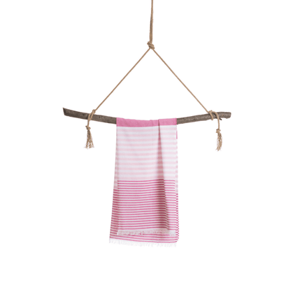 Beach Pool Hammam Towel, Fuchsia - Pink in Gift Box