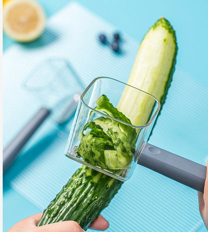 Stainless Steel Peeler with Catch Container – No-Mess Kitchen Peeler