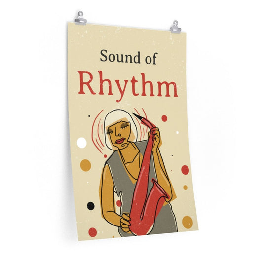 Vintage Jazz Poster — Sound of Rhythm