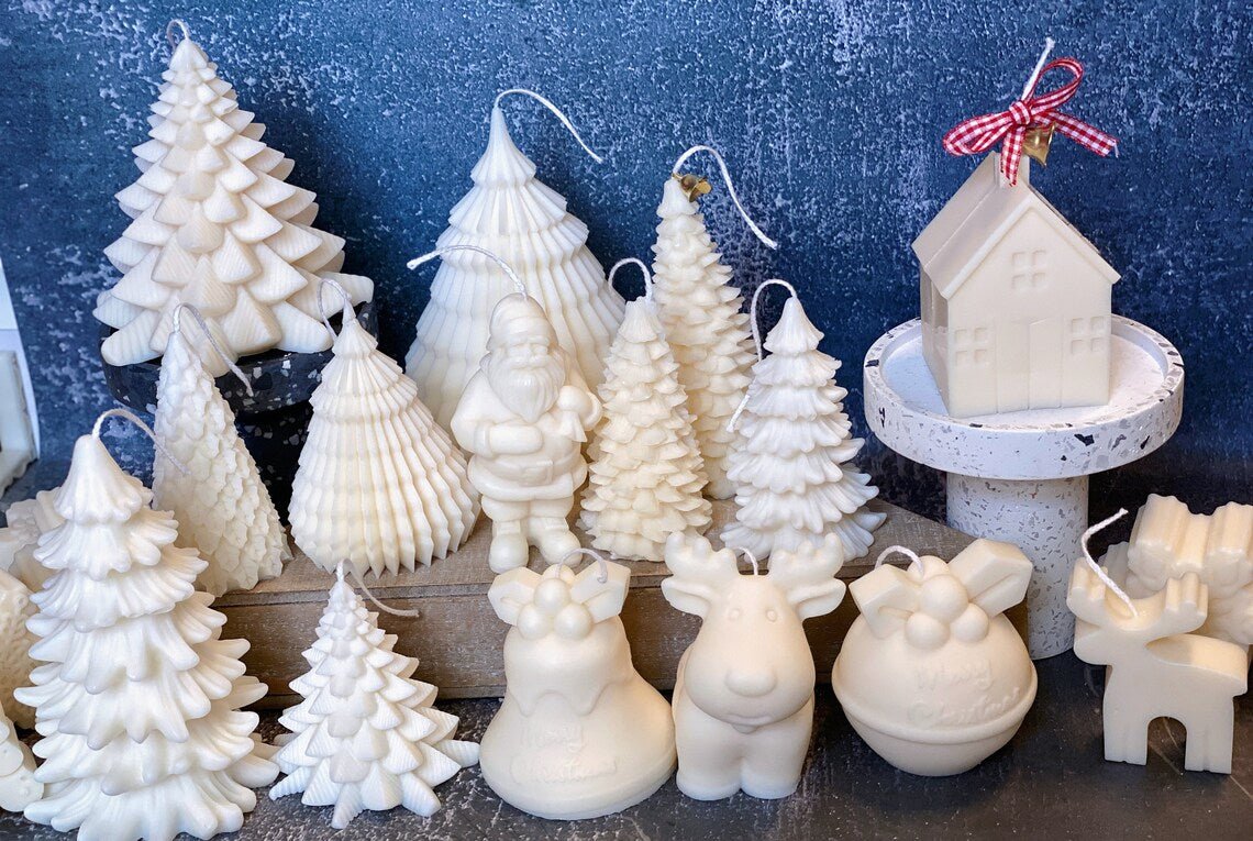 Christmas Cottage Candle | Handmade Holiday Soy Wax Candle