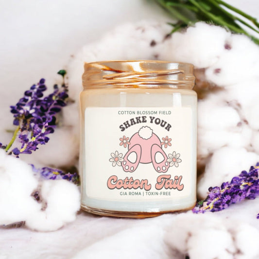 Cotton Blossom Retro Candle
