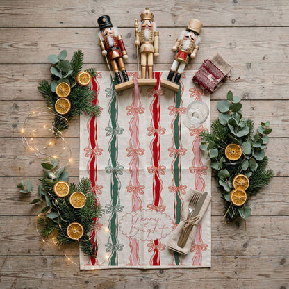 Merry Bright Coquette Christmas Kitchen Towel