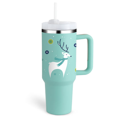 40oz Stainless Steel Insulated Tumbler – Hot & Cold Drinks Bottle