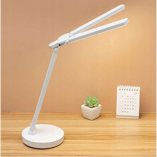 Double-Ended Dual Head LED Desk Lamp – USB Powered, Dimmable