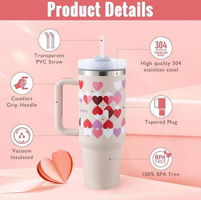 40oz Stainless Steel Insulated Tumbler – Hot & Cold Drinks Bottle
