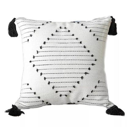 Boho Tufted Tassel Cushion Cover