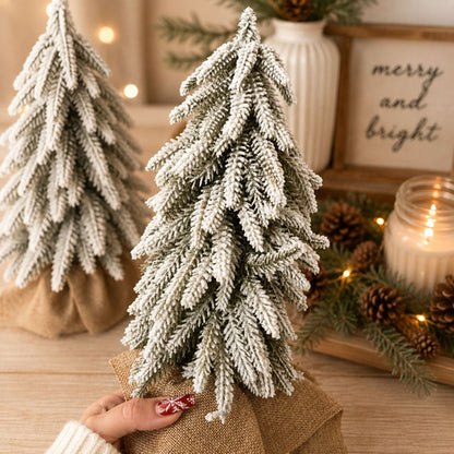 Snow Trees | Flocked Christmas Tree Decor Sets
