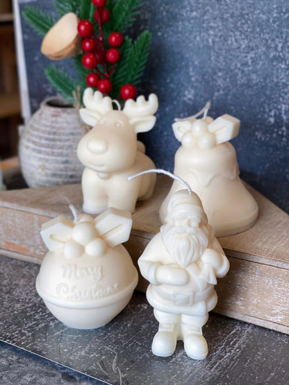 Tall Bell Christmas Candle for Elegant Holiday Décor