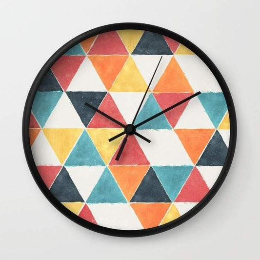 Trivertex Geometric Wall Clock