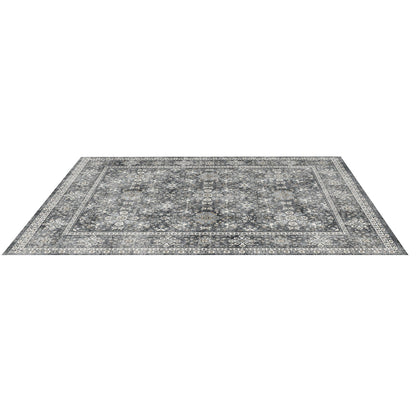 Area Rug, 8 x 10 ft Large Washable Rug, Non-Slip and Tear-Resistant