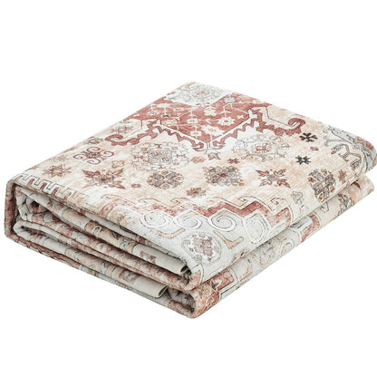 Area Rug, 9 x 12 ft Large Washable Rug, Non-Slip and Tear-Resistant