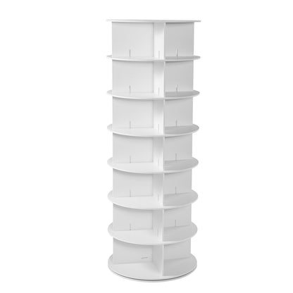 7-Tier Rotating Shoe Rack Tower